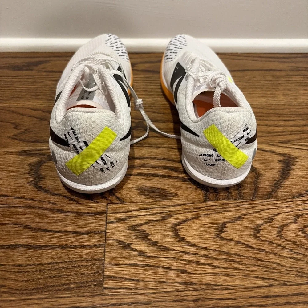Nike Zoom Rival XC 6 White Orange Track Field Spikes Men's Size 8.5 DX7999-100